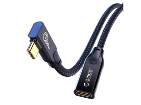 Cablu Orico CLY32-10-BK, USB-C male - USB-C female, 1m, Black