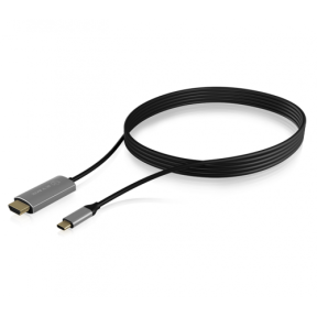 Cablu Raidsonic IcyBox, USB-C 3.1 Male - HDMI Male, 1.8m, Black-Grey