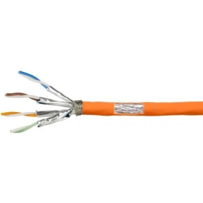 Cablu retea Logilink CPV0059, Cat7, S/FTP, 50m, Orange