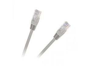 Cablu retea (patch cord) CAT6 UTP 10m 2xRJ45, neecranat, CCA, gri HCT HCT68444