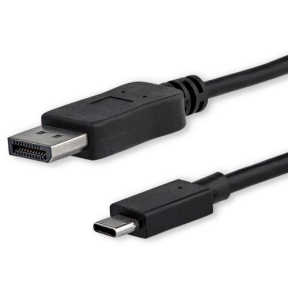 Cablu Startech CDP2DPMM1MB, USB-C - DisplayPort, 1m, Black