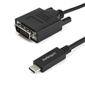 Cablu Startech CDP2DVIMM2MB, USB-C - DVI, 2m, Black