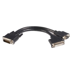 Cablu Startech DMSDVIVGA1, DVI - VGA, 0.20m, Black