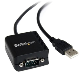 Cablu Startech ICUSB2321FIS, USB - Serial RS232, 2.5m, Black