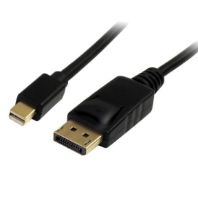 Cablu Startech MDP2DPMM1M, Displayport - mini Displayport, 1m, Black