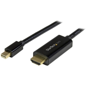 Cablu Startech MDP2HDMM1MB, mini Display - HDMI, 1m, Black