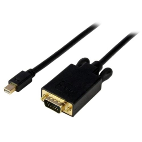 Cablu Startech MDP2VGAMM15B, mini Displayport - VGA, 4.6m, Black
