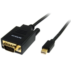 Cablu Startech MDP2VGAMM6, mini Displayport - VGA, 1.8m, Black