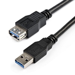 Cablu Startech USB3SEXT2MBK, USB-A - USB-B, 2m, Black