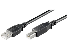 Cablu USB 2.0 5m A tata la B tata, negru OEM HCT68902