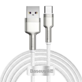 Cablu de date Baseus CAKF000202, USB - USB-C, 2m, White