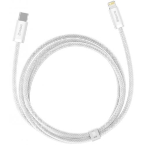 Cablu de date Baseus Dynamic CALD000002 USB-C - Lightning, 1m, White