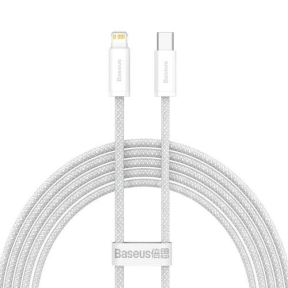 Cablu de date Baseus Dynamic CALD000102 USB-C - Lightning, 2m, White