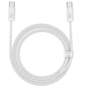 Cablu de date Baseus Dynamic Series, USB-C male - USB-C male, 2m, White