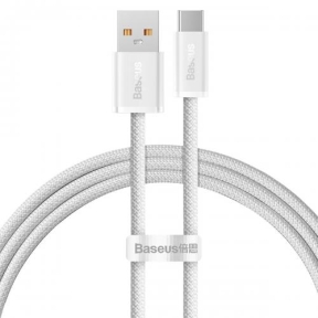 Cablu de date Baseus CALD000602, USB - USB-C, 1m, White