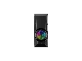Carcasa Aerocool AeroEngine RGB Tempered Glass, Black, Fara sursa