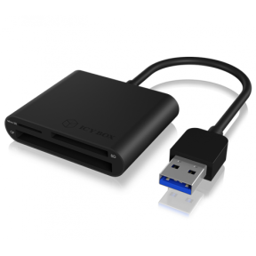 Card Reader Raidsonic IcyBox, USB 3.0, Black