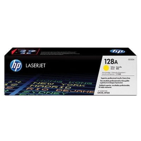 HP 128A - yellow - original - LaserJet - toner cartridge (CE322A)