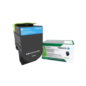 Cartus Toner Lexmark 71B20C0 Cyan Return