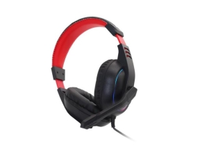  Casti cu microfon Redragon Ares RGB, 3.5mm jack, Black-Red 
