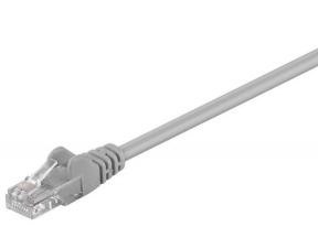 Cablu retea (patch cord) CAT6 UTP 0,5m 2xRJ45, neecranat, CCA, gri - HCT68434
