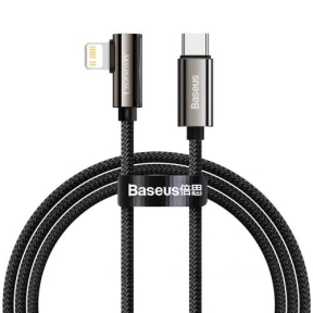 Cablu de date Baseus Legend Elbow CATLCS-01 USB-C - Lightning, 1m, Black