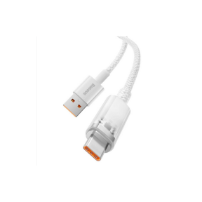Cablu de date Baseus CATS010402, USB-A male - USB-C male, 1m, White