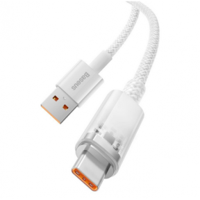Cablu de date Baseus CATS010502, USB-A male - USB-C male, 2m, White