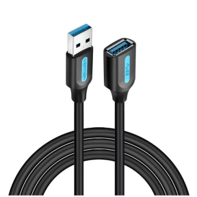 Cablu Vention CBHBI, USB 3.0 male - USB 3.0 female, 3 m, Black