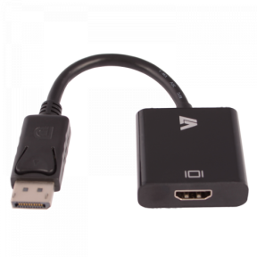 Adaptor V7 CBLDPHD-1E, DisplayPort - HDMI, Black