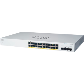Switch Cisco CBS220-24FP-4X, 24 porturi