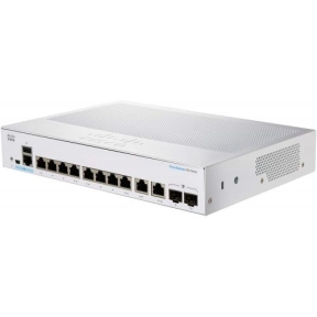 Switch Cisco CBS350-8MP-2X, 8 porturi