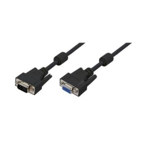 Cablu prelungitor Gembird Premium dual-shielded, VGA Male - VGA Female, 10m, Black