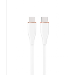 Cablu de date Gembird CC-USB2S-CMCM-1.5M-W, USB-C male - USB-C male, 1.5 m, White