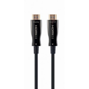 Cablu Gembird CCBP-HDMI-AOC-20M-02, HDMI - HDMI, 20m, Black