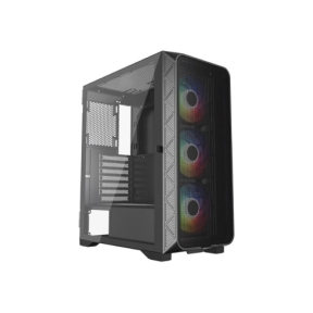 GEMBIRD Gaming ATX case Fornax M200F with fans 2x USB 2.0 1x USB 3.0 1x USB type-C black