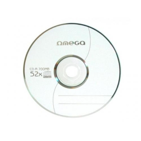 CD-R Omega 52x, 700MB, 1buc, Plic hartie