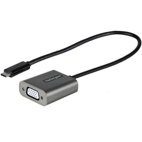 Adaptor Startech CDP2VGAEC, USB-C - VGA, 0.3m, Black