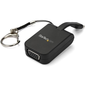 Adaptor Startech CDP2VGAFC, VGA - USB-C, Black