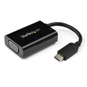 Adaptor converter Startech CDP2VGAUCP, USB Tip C - VGA, Black