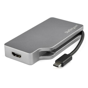 Adaptor Startech CDPVDHDMDP2G, USB-C - HDMI + VGA + Mini DisplayPort + DVI, Space Gray