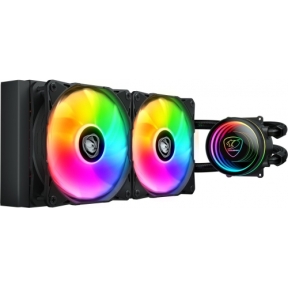 Cooler procesor Cougar Poseidon Elite ARGB 240, ARGB LED, 2 x 120mm, Black