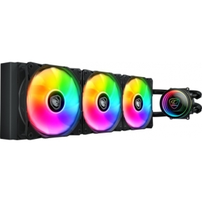Cooler procesor Cougar Poseidon Elite ARGB 360, ARGB LED, 3 x 120mm, Black