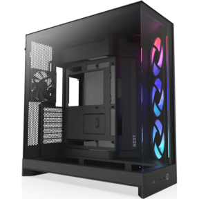 H9 Flow RGB (2025), Dual-Chamber, Mid-Tower, Negru