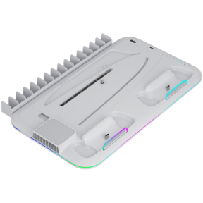 Statie incarcare/cooler Canyon CS-51 RGB pentru PlayStation 5, White