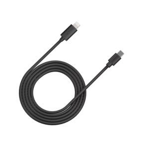 Cablu de date Canyon CNE-CFI12B, USB-C - Lightning, 2m, Black