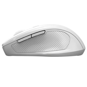Canyon 6 buttons wireless 2.4Ghz mouse, MX8650A Sensor, DPI up to 1600,Injection case, 3 M life times left and right switches, 2xAAA battery, ABS material, Size: 105x71x40mm, Weight: 59g, white