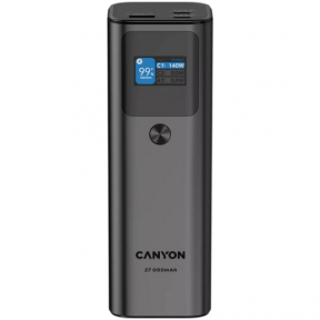 Baterie portabila Canyon CNE-CPB2010DG, 27000mAh, 1 x USB-A, Gray