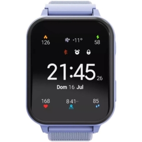 Smartwatch Canyon Alfie KW-37, 1.69 inch, Curea Nylon, Blue