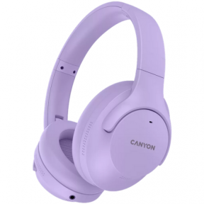 Casti cu microfon Canyon OnRiff 10, Bluetooth/3.5mm jack, Purple